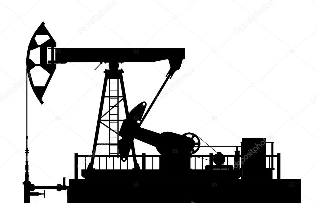 Silhouette of the oil pump