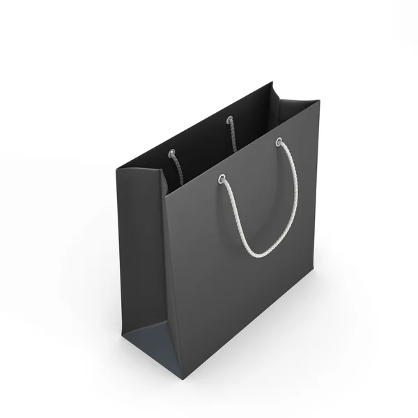 Black bag on white — Stock Photo, Image