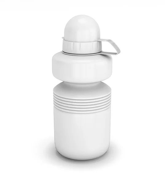 Шаблон розбірної спортивної пляшки з водою для вашого дизайну — стокове фото