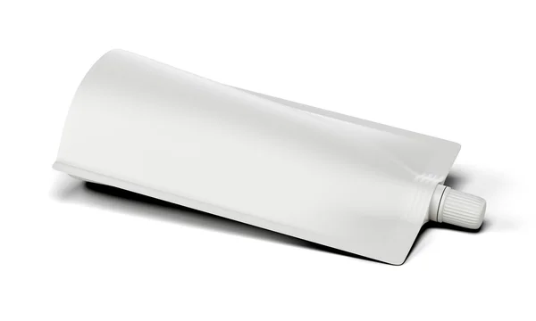 Pacchetto modello bianco Doypack — Foto Stock