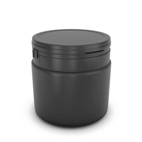 Black can for your design — Stock Photo, Image