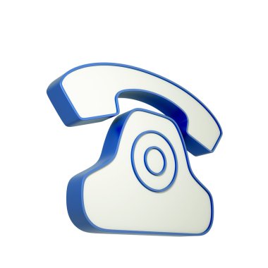 3D telefon simgesi