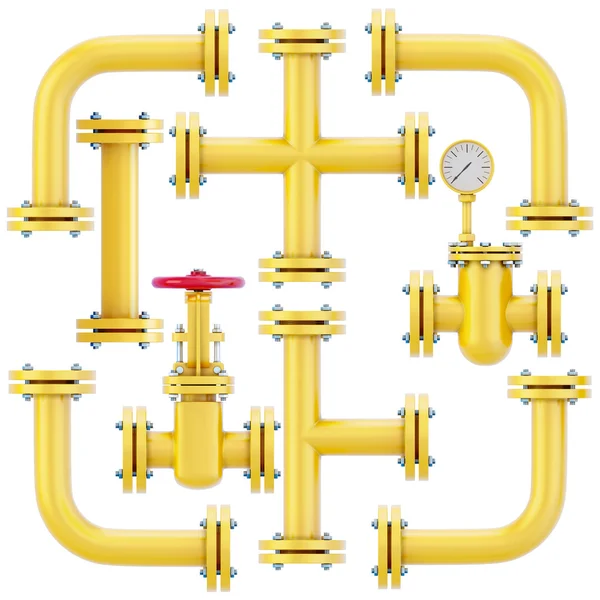 Pipeline-Elemente — Stockfoto