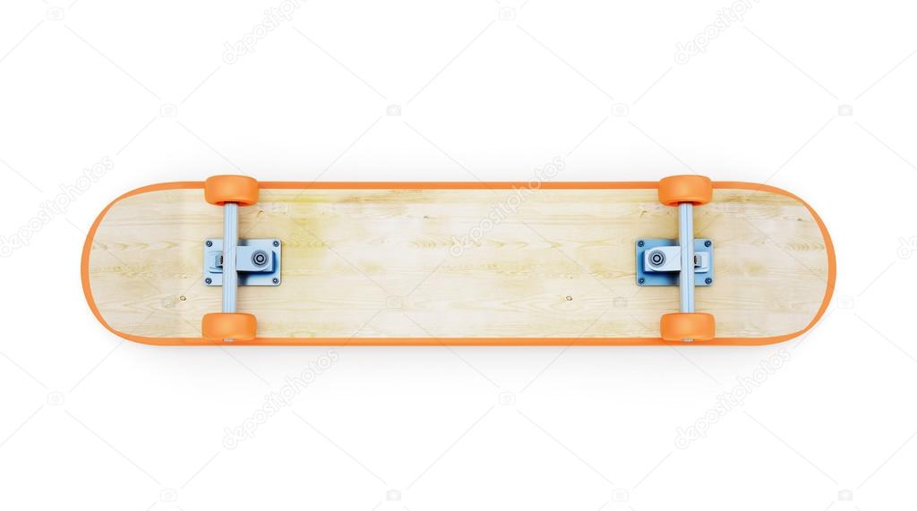 Inverted skateboard