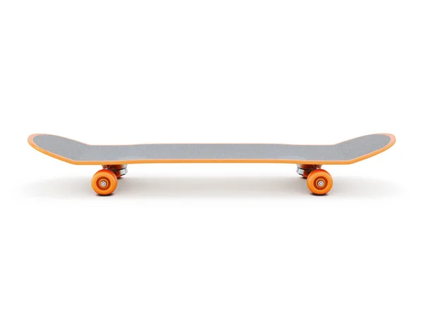 Skateboard auf einem weißen — Stockfoto