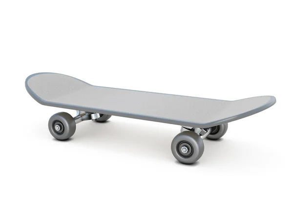 Skateboard på vit — Stockfoto