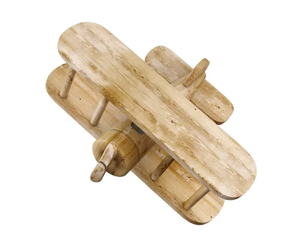 Wooden 3d plane — Stock Photo, Image