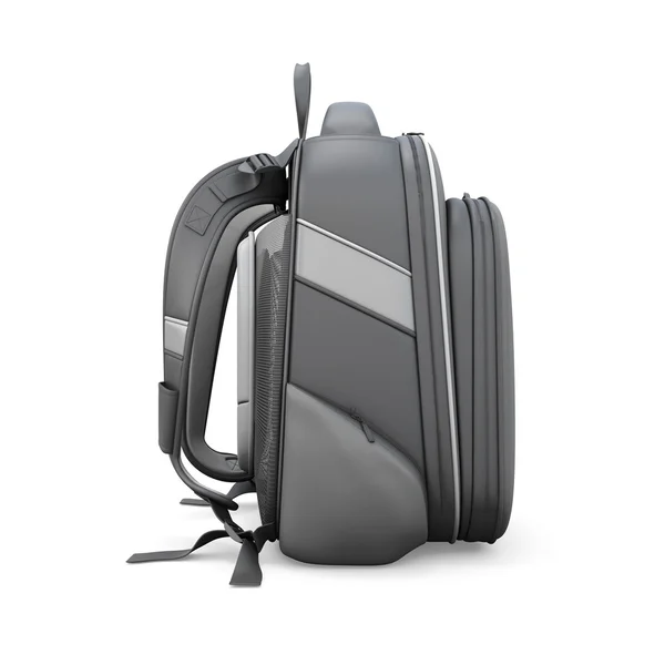 Black backpack side view — Stock Photo, Image