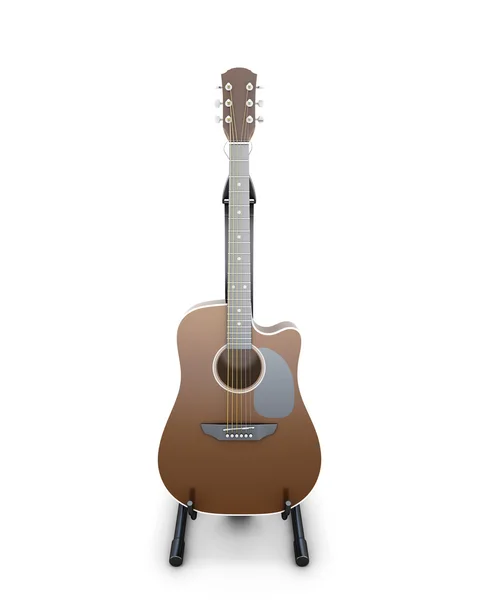 Classical guitar on a stand — Stock Photo, Image