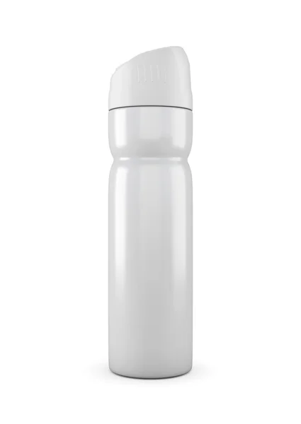 Closed aerosol spray metal bottle can — Stock Photo, Image