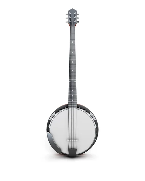 Banjo on a white — 图库照片