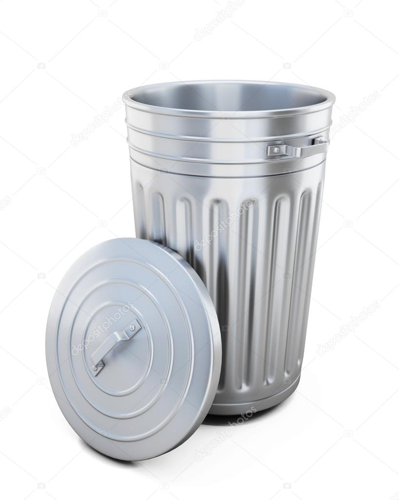 Opened trash can Stock Photo by ©3DMAVR 77554250