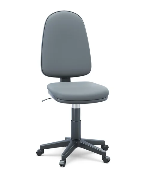 Офісне крісло без підлокітників на білому тлі — стокове фото