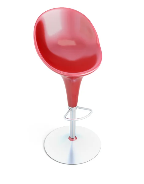 Red bar stool — Stock Photo, Image