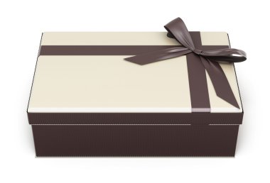 Yay ve şerit çikolata hediye kutusu