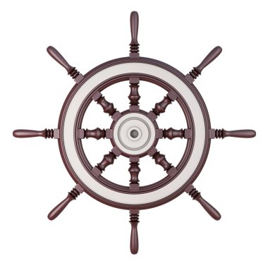 Helm on a white