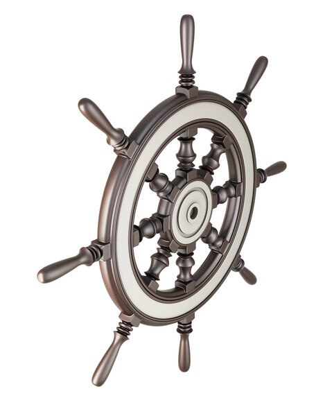 Ship steering wheel