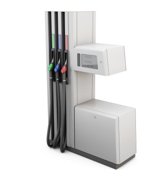 Araba dolum sütun üç tür yakıt ile