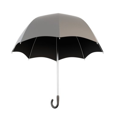 Açık siyah şemsiye