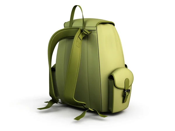 Travel backpack isolated on white background. — Stock Photo, Image