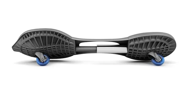 Rollersurfer geïsoleerd op een witte achtergrond. 3D-rendering — Stockfoto