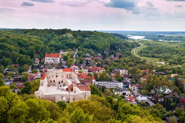 Panorama der Stadt Kazimierz dolny in Polen — Stockfoto