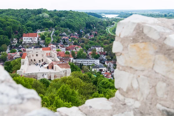 Panorama van de stad Kazimierz Dolny in Polen — Stockfoto