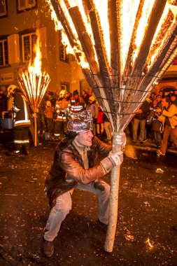 Chienbase Fastnach geçit Liestal, İsviçre