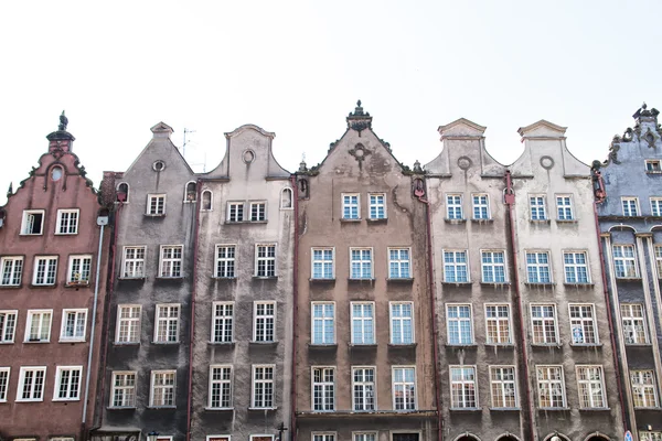 Cidade velha na cidade de Gdansk, Polônia — Fotografia de Stock