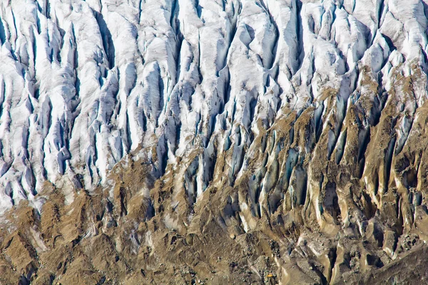 Ghiacciaio Aletsch nelle Alpi svizzere — Foto Stock