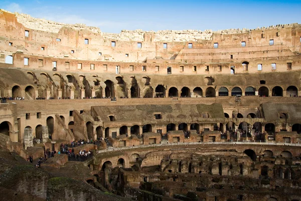 Interior do Coliseu em Roma — Fotografia de Stock