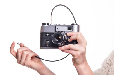 Analog kamera kablo yayın ve el ile 
