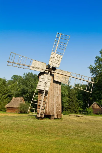 Old wooden windmill — Stock Photo, Image