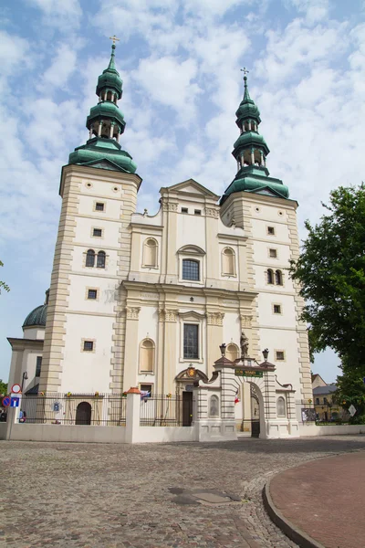 Cathedral church in Lowicz — Stock Photo, Image