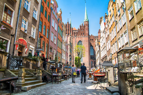 Mariacka Street in Gdansk