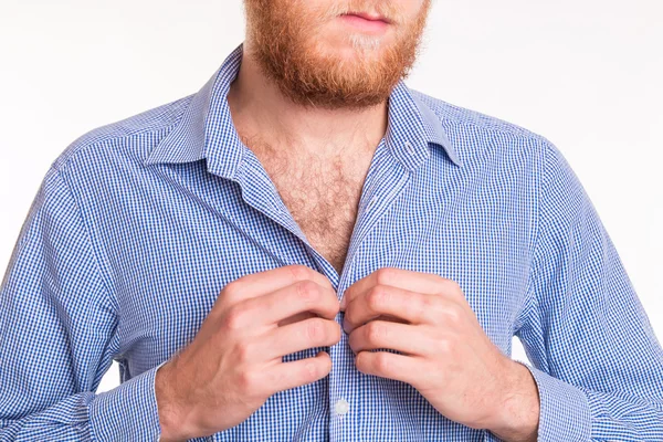 Male buttons shirts — Stock Photo, Image