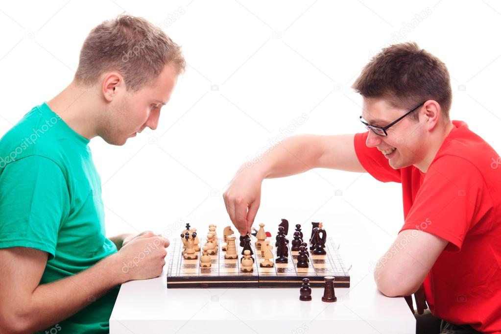 Two guys playing chess Stock Photo by ©MichalLudwiczak 74522861