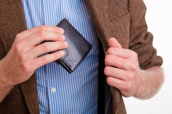 Pay the money in your wallet — Stock Photo, Image