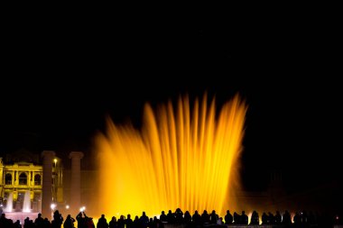 İspanya, Barselona 'daki Ünlü Sihir Çeşmesi