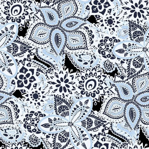 Nahtloser Paisley Hintergrund Trendy Turkish Rapport Für Leinen Papier Stoff — Stockvektor