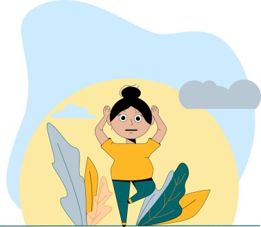 yoga web sitesi veya tasarım için renk verir 