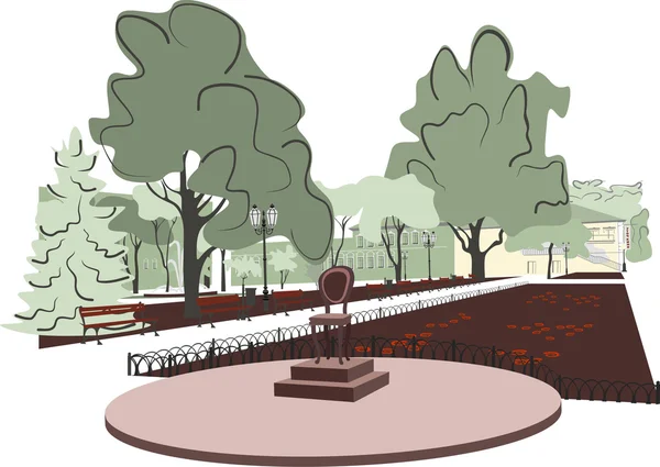 On iki sandalye anıt.