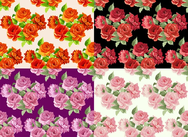 Magnifique motif de pivoine sans couture — Image vectorielle