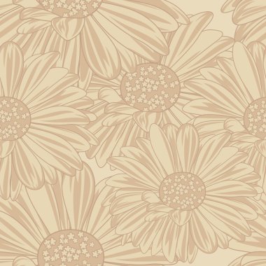 Daisy sorunsuz arka plan.