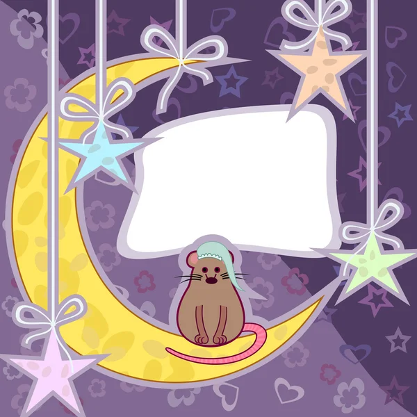 Bebek tebrik kartı.