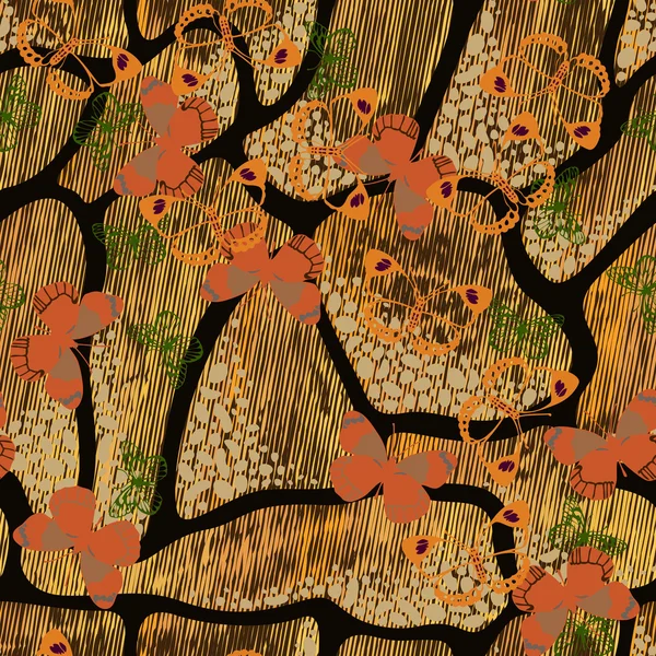 Papillons colorés . — Image vectorielle