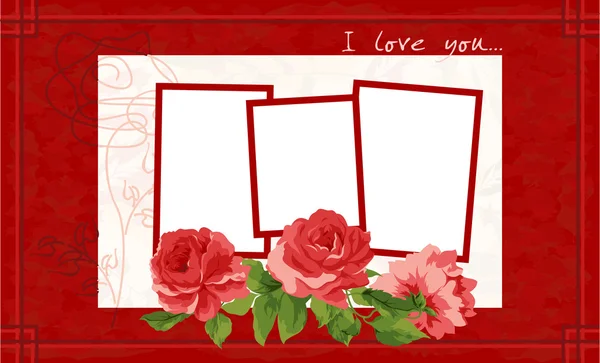 Sevgililer günü kartpostal.