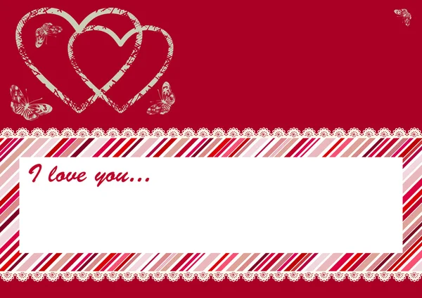 Sevgililer günü kartpostal.