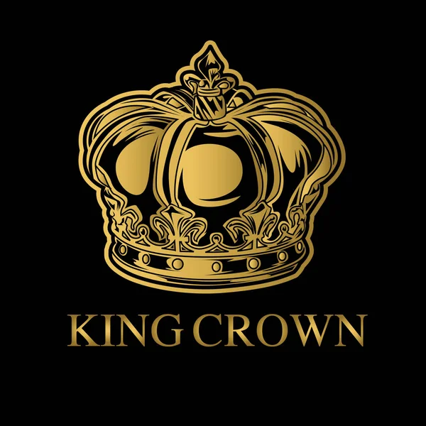 Król Korony Królowa Korony Królewska Księżniczka Wektor Ilustrator — Wektor stockowy