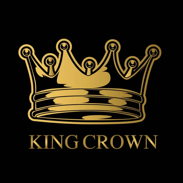 Crown King Queen Crown Royal Princess Vector Illustrator — Stock Vector